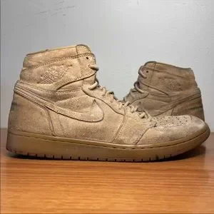 新品未使用 NIKE AIR JORDAN 1 WHEAT Nike Air Jordan 1 Retro High OG Wheat Golden Harvest Size 12